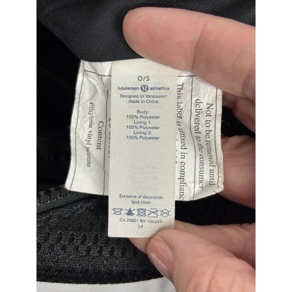 Lululemon Fast Track Convertible Bag Black Mesh Sling Shoulder Backpack Duffel - Picture 9 of 14